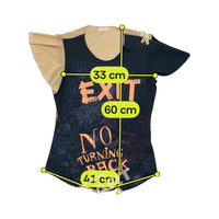 T-shirt Fornarina de Manga Esvoaçante com estampado gráfico