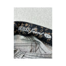 GUESS Quilted Zip Detail Denim Mini Skirt