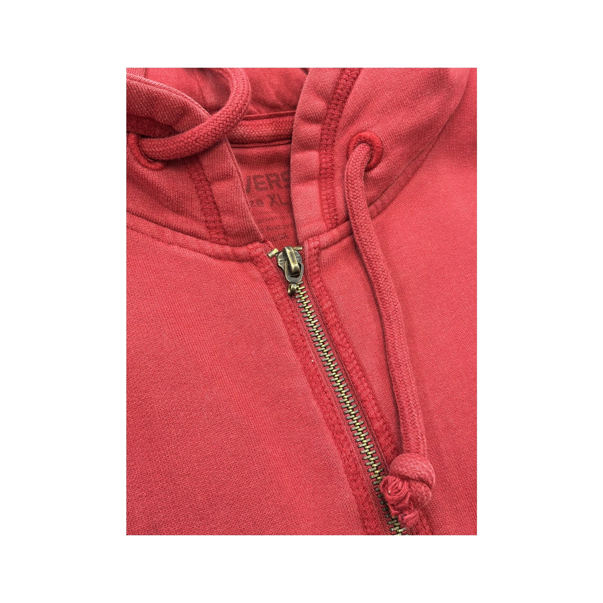 Sweatshirt com capuz Polar Converse em Mistura de algodão com logótipo Tonal e Fecho Total