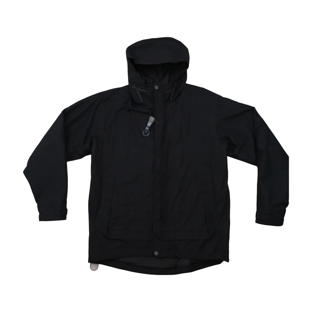 Nike Vintage Black Hooded Technical Nylon Jacket