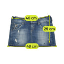 G-Star Raw 3301 Distressed Denim Mini Skirt