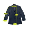 Dolce & Gabbana Navy Three-Button Tailored Blazer Jacket