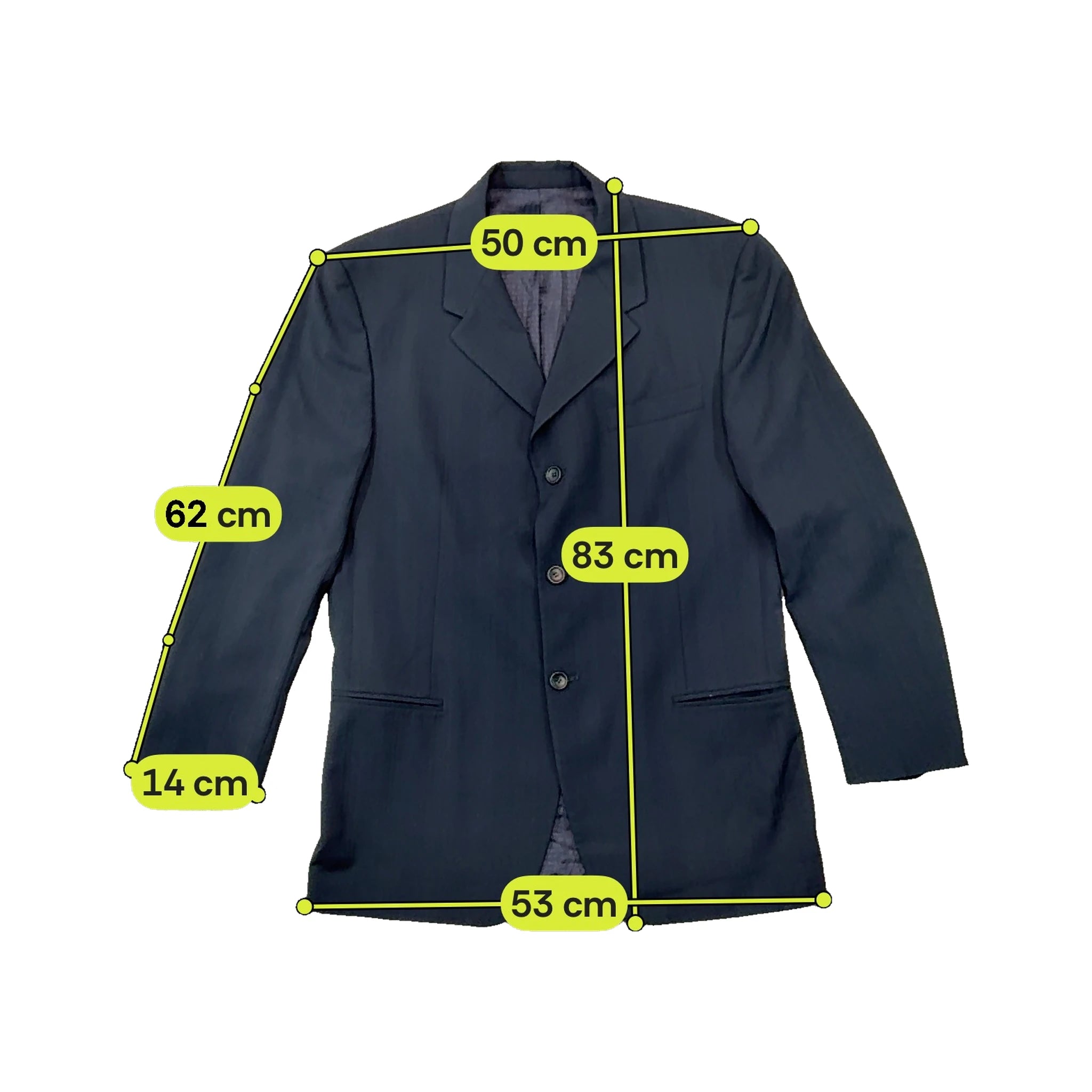 Dolce & Gabbana Navy Three-Button Tailored Blazer Jacket