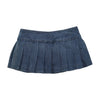 Miss Sixty Pleated Denim Mini Skirt