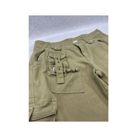 Cotton Utility Cargo Bootcut Chinos