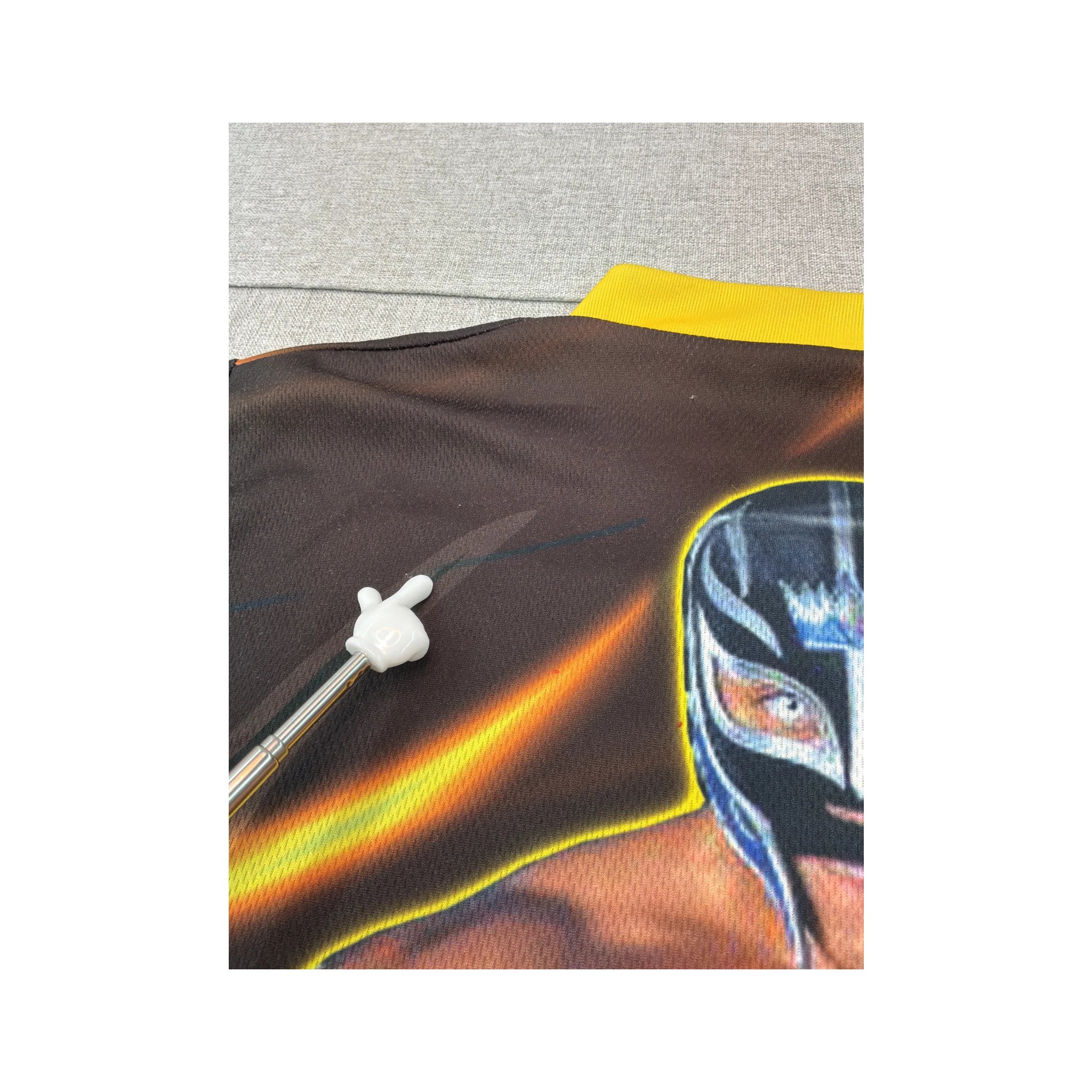 Vintage Rey Mysterio All-Over Print Mesh Shirt