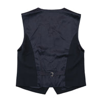 Dolce & Gabbana Navy Wool Blend Suit Vest