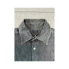 Kolby Gray Cotton Corduroy Button Up Shirt