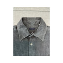 Kolby Gray Cotton Corduroy Button Up Shirt