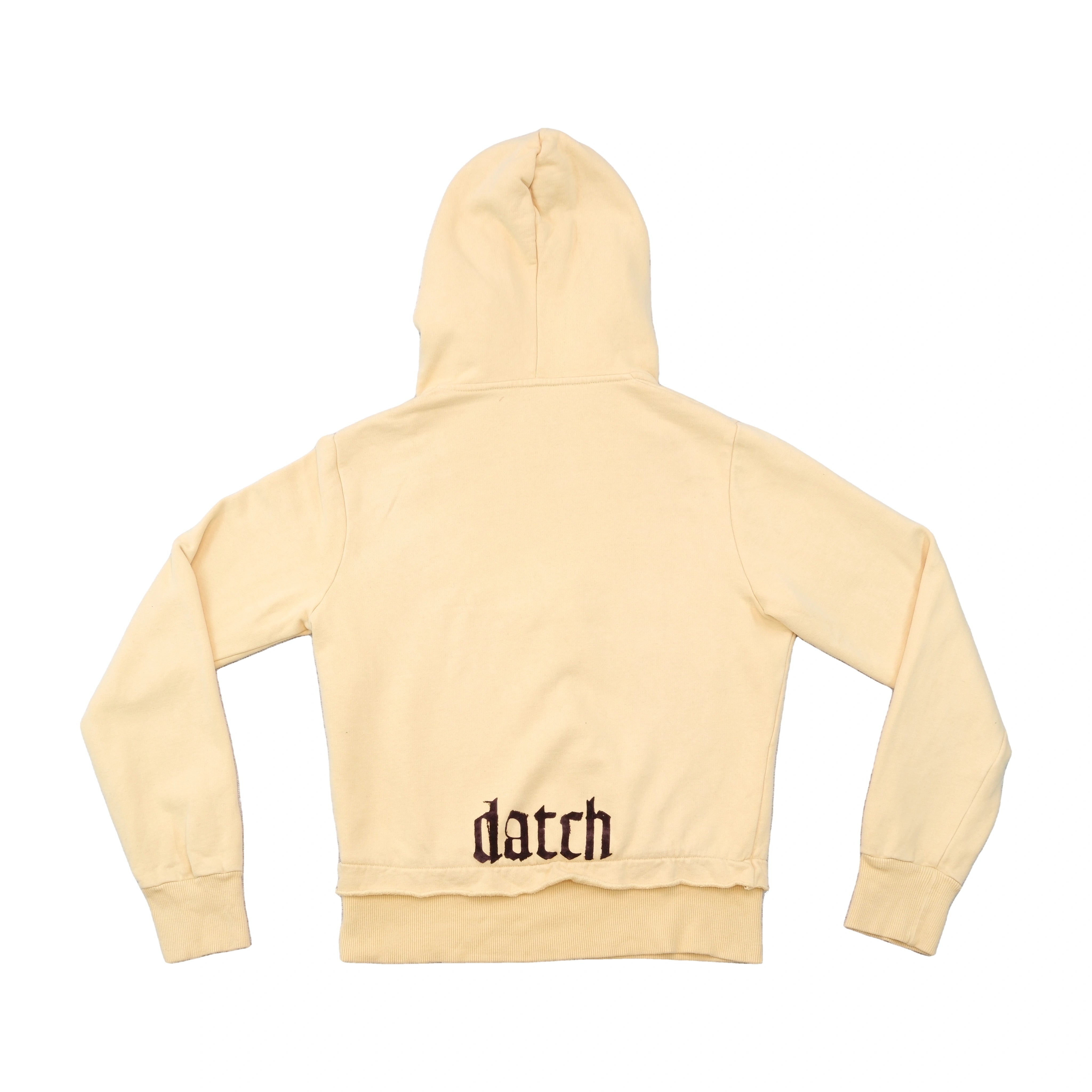 Sweatshirt com capuz Datch Y2K em algodão com estampado floral
