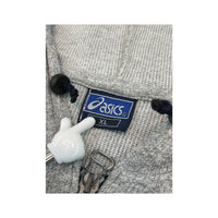 Polar com capuz ASICS vintage de Manga curta com Meio Fecho