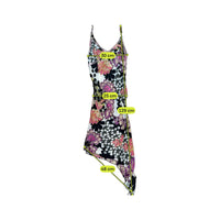 Einstein Floral Print Satin Slip Dress