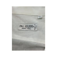 Camisa de Vestir Pal Zileri Transparente com Peito Plissado