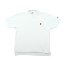 Nike White Embroidered Logo Polo Shirt