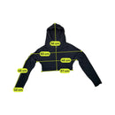 Diesel Cropped Logo Hoodie