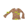 Blusa Pull Shop floral de Manga de Sino