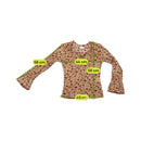 Blusa Pull Shop floral de Manga de Sino