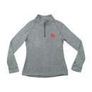 Camisola Polar Champion Cinzento-mesclada com Meio Fecho
