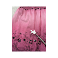 Pink Sequin Embroidered Floral Tank Top