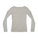 Calvin Klein Jeans Metallic Foil Lion Graphic V-Neck Long Sleeve T-shirt