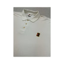 Nike White Embroidered Logo Polo Shirt