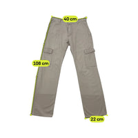 Mustang Beige Cotton Cargo Chinos