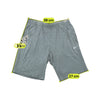 Nike Vintage Gray Cotton Jersey Logo Shorts