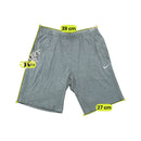 Nike Vintage Gray Cotton Jersey Logo Shorts