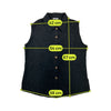 ARMONY All-Over Embroidered Pattern Snap-Front Vest Jacket