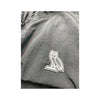OVO Black Hooded Zip-Up Jacket (Etiqueta com tecido?)