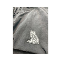 OVO Black Hooded Zip-Up Jacket (Etiqueta com tecido?)
