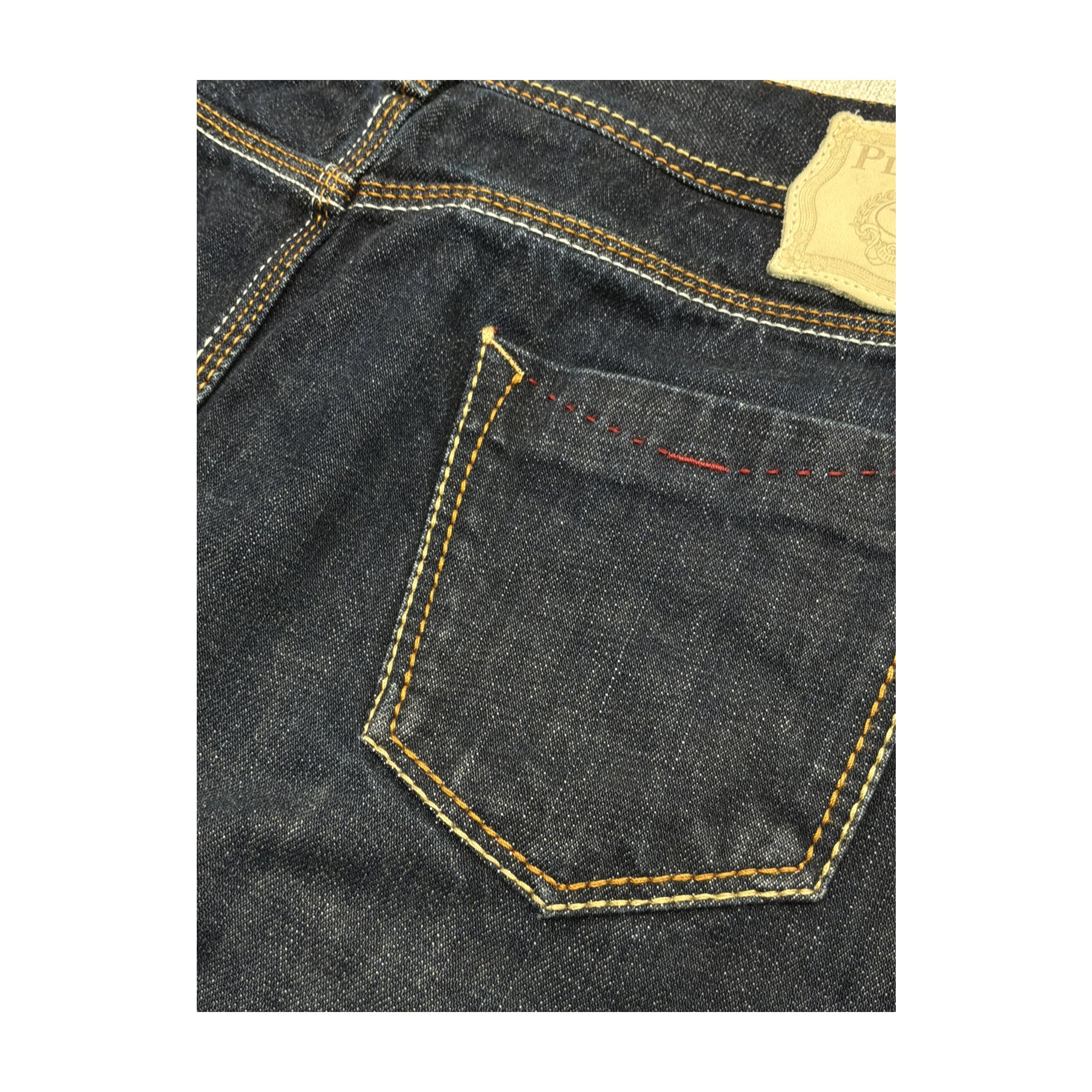 Playlife Dark Wash Denim Mini Skirt
