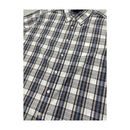 Blue & Beige Checkered Button Up Shirt