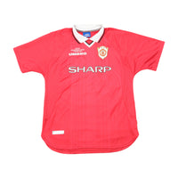 Umbro Manchester United 1999 UEFA Champions League Winners Beckham 7 Soccer Jersey