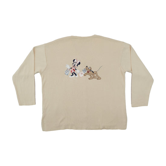 Donaldson Minnie Mouse Pluto Embroidered Cardigan
