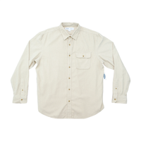 Old Navy Beige Cotton Corduroy Button-Up Shirt