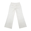 Crazy World by Biolife Vintage White Cotton Wide Leg Utility Pants