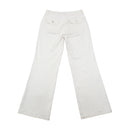 Crazy World by Biolife Vintage White Cotton Wide Leg Utility Pants
