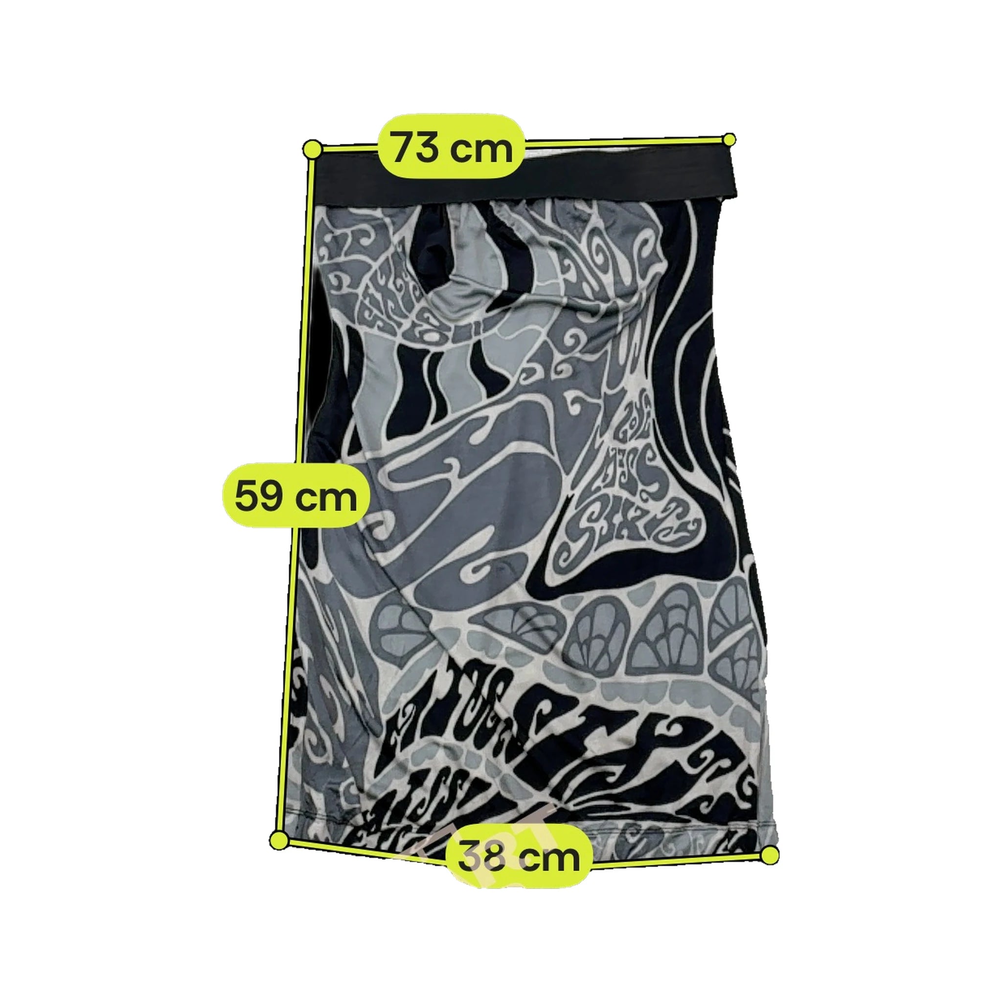 Miss Sixty Abstract Print Viscose Skirt (Repriced)