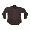 Camisa Marlboro Classics em algodão castanho com Botões