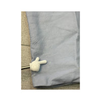Vintage Merilleno Light Blue Leather Zip Jacket
