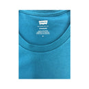 Levi’s Teal Blue Cotton Crewneck Logo Tab Shirt