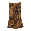 Leopard Print Maxi Skirt (Size 46)