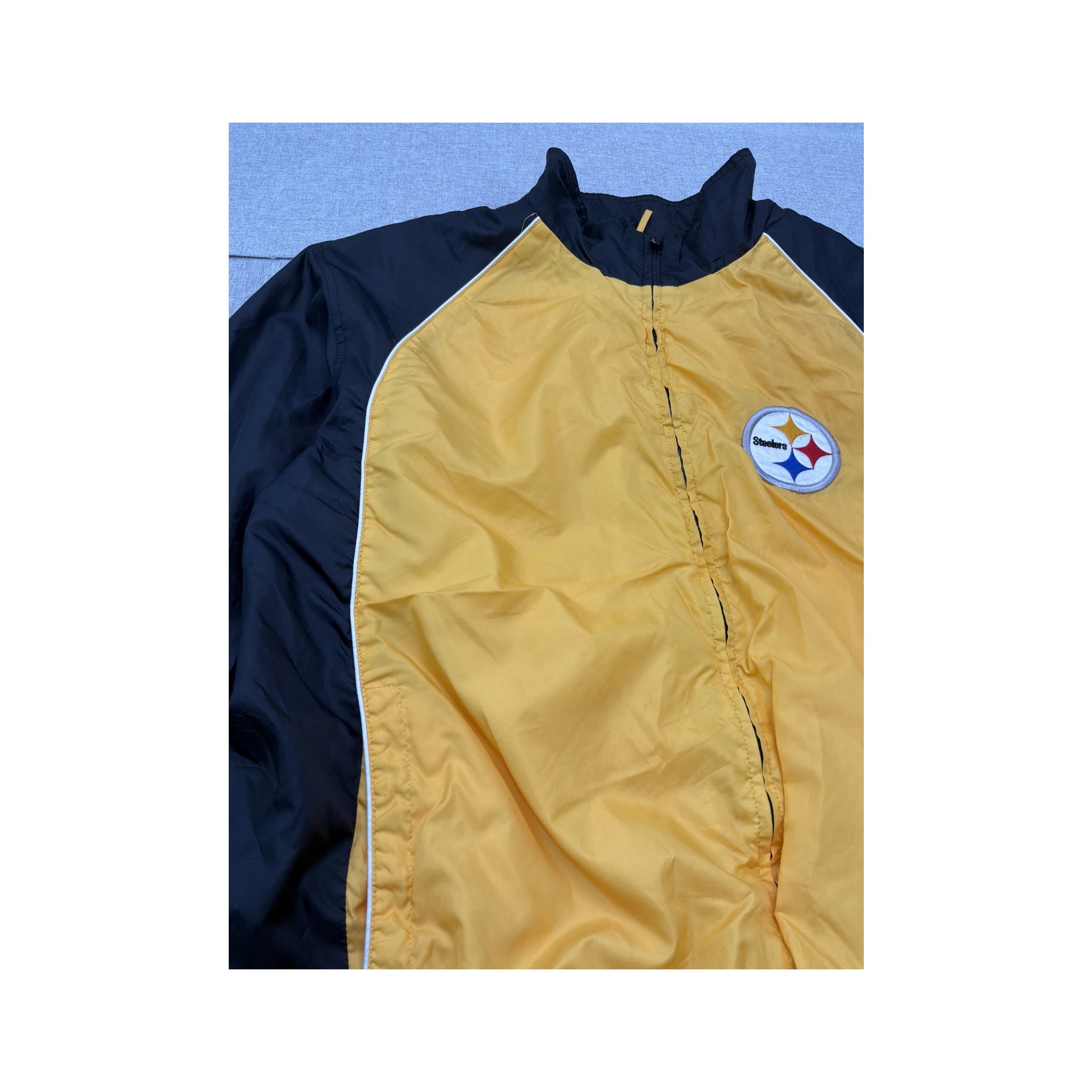 Casaco de fato de treino G-III Apparel Pittsburgh Steelers color block