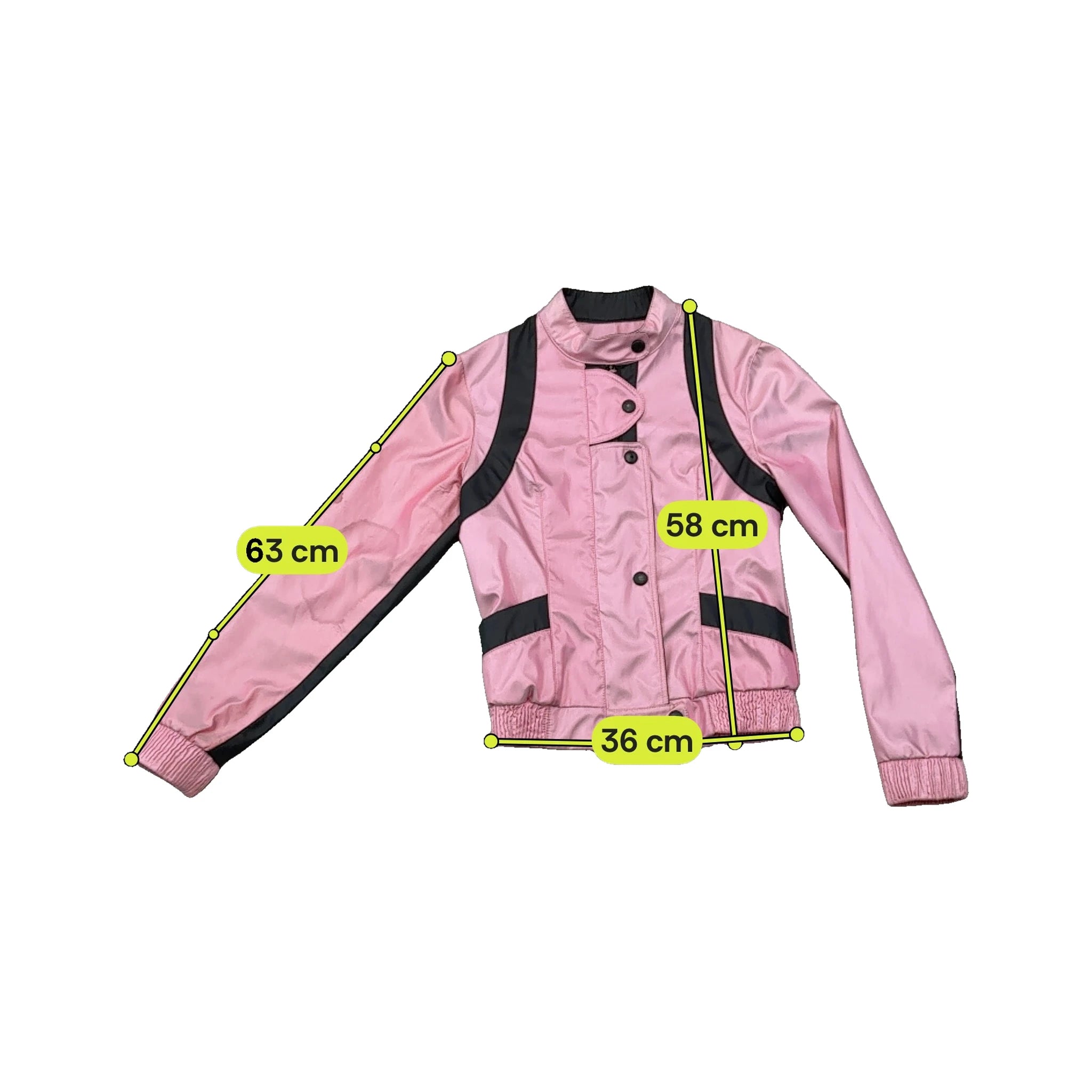 Koralline Pink Moto Jacket (Lavagem???)