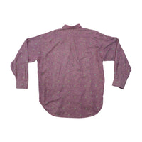 Camisa Massimo Vannucci vintage com estampado Paisley e de Aves