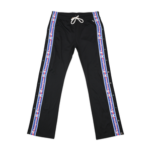 Champion Logo Tape Snap Track Pants - M