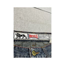Lonsdale Distressed Denim Mini Skirt