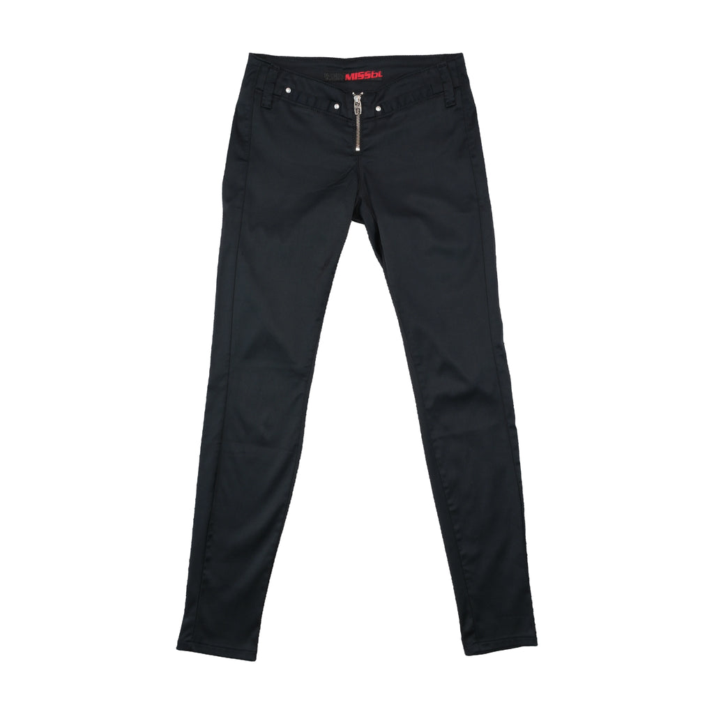 Miss Sixty Low Rise Zip Front Slim Pants