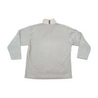 Think Pink Vintage Light Gray Quarter Zip Fleece